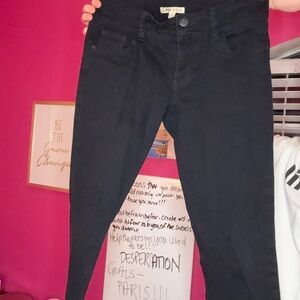 Classic Black Straight Leg Jeans by Cabi